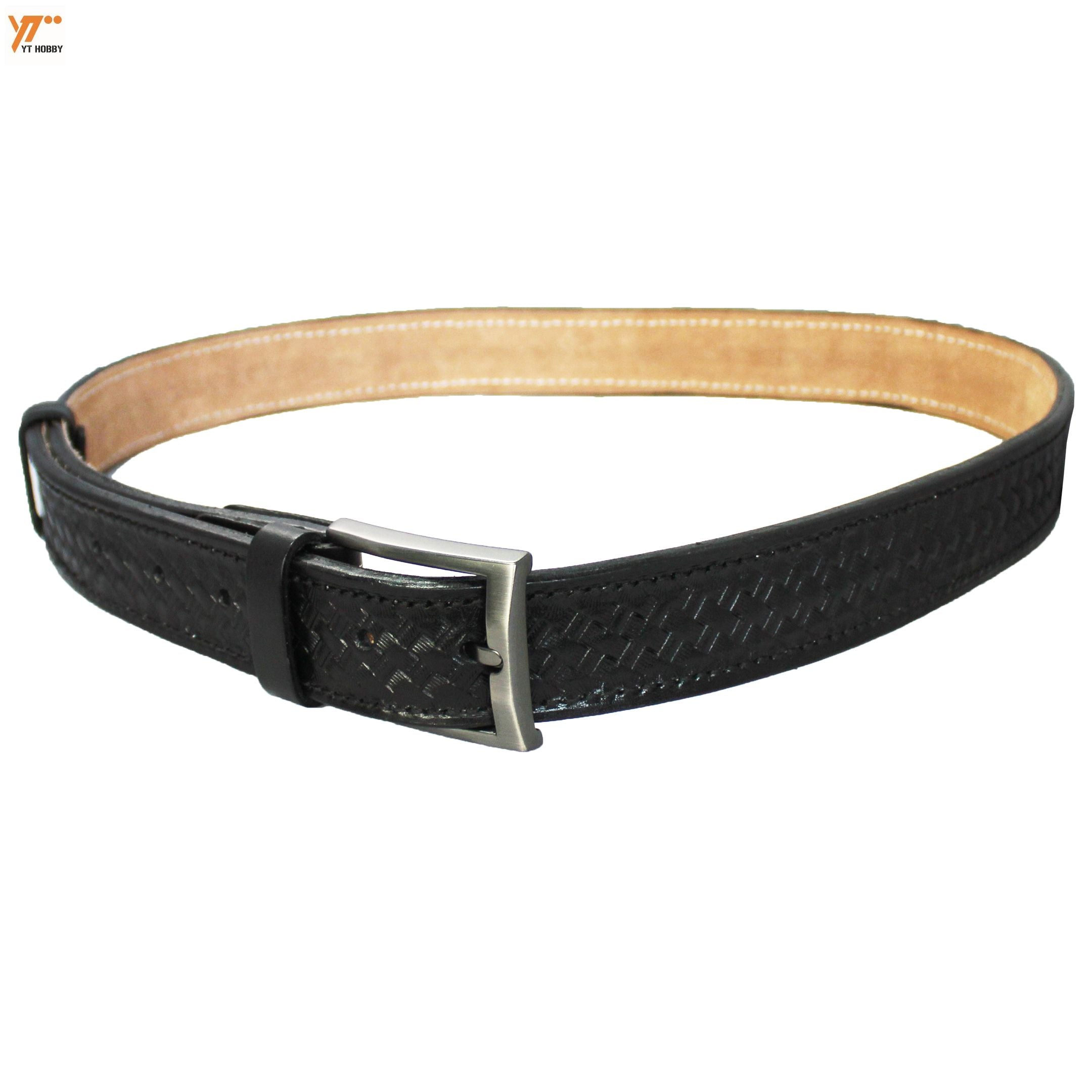 Men's Patterned Leather Belt - Premium Quality Genuine Leather Waist Strap for Dress and Casual Wear - Stylish and Durable Accessory for Men image 6