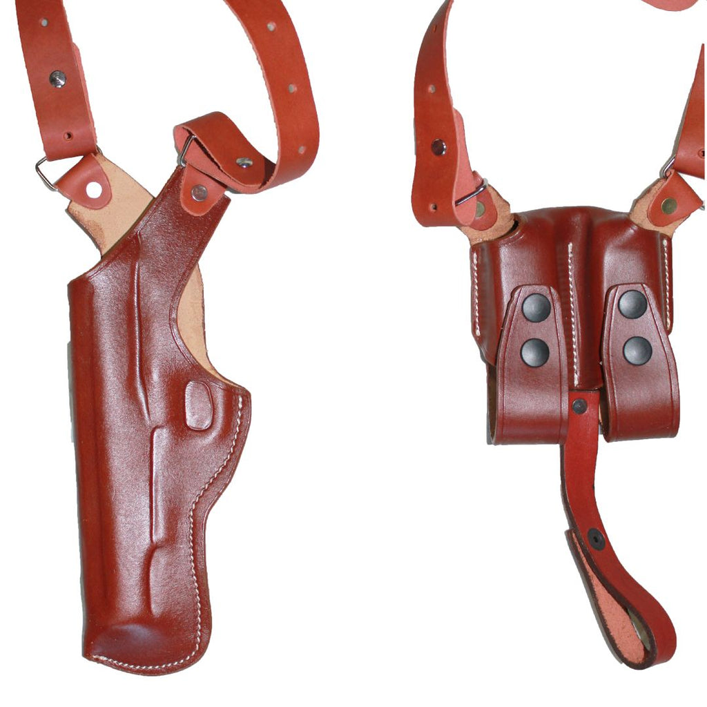 Vertical Shoulder Holster With Magazine Holder Concealed Carry Gun Holster image 3