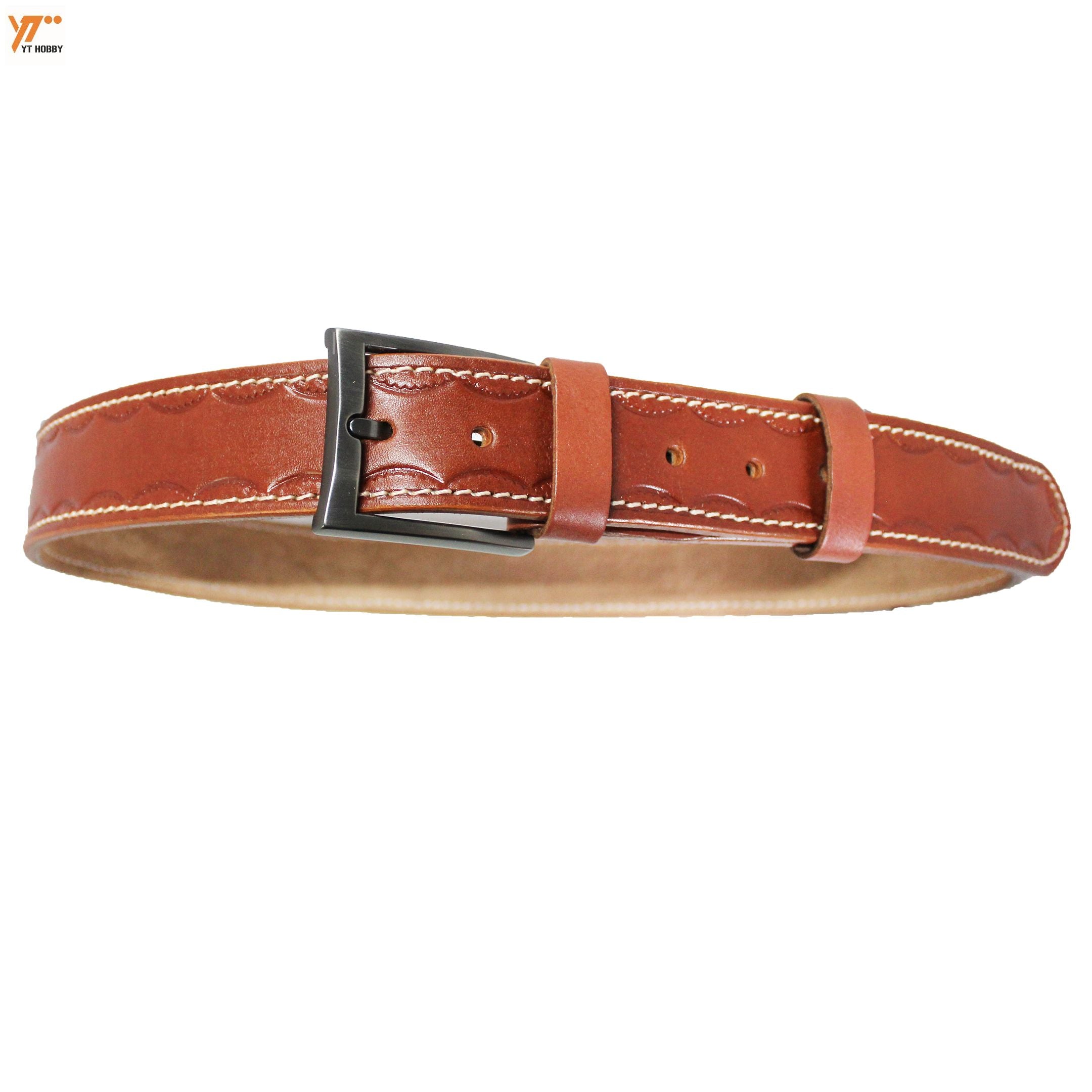 Men's Leather Belt - Premium Quality Genuine Leather Waist Strap for Dress and Casual Wear - Stylish and Durable Accessory for Men image 0