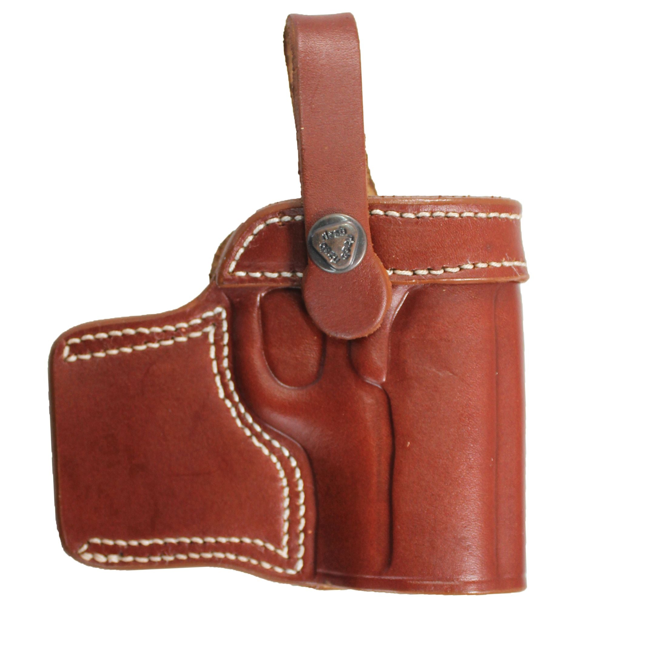 Leather With Retention Strap OWB Carry Gun Holster image 0