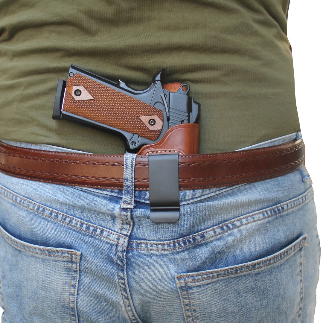 Concealed Carry Real Leather IWB Handmade Gun Holster image 4