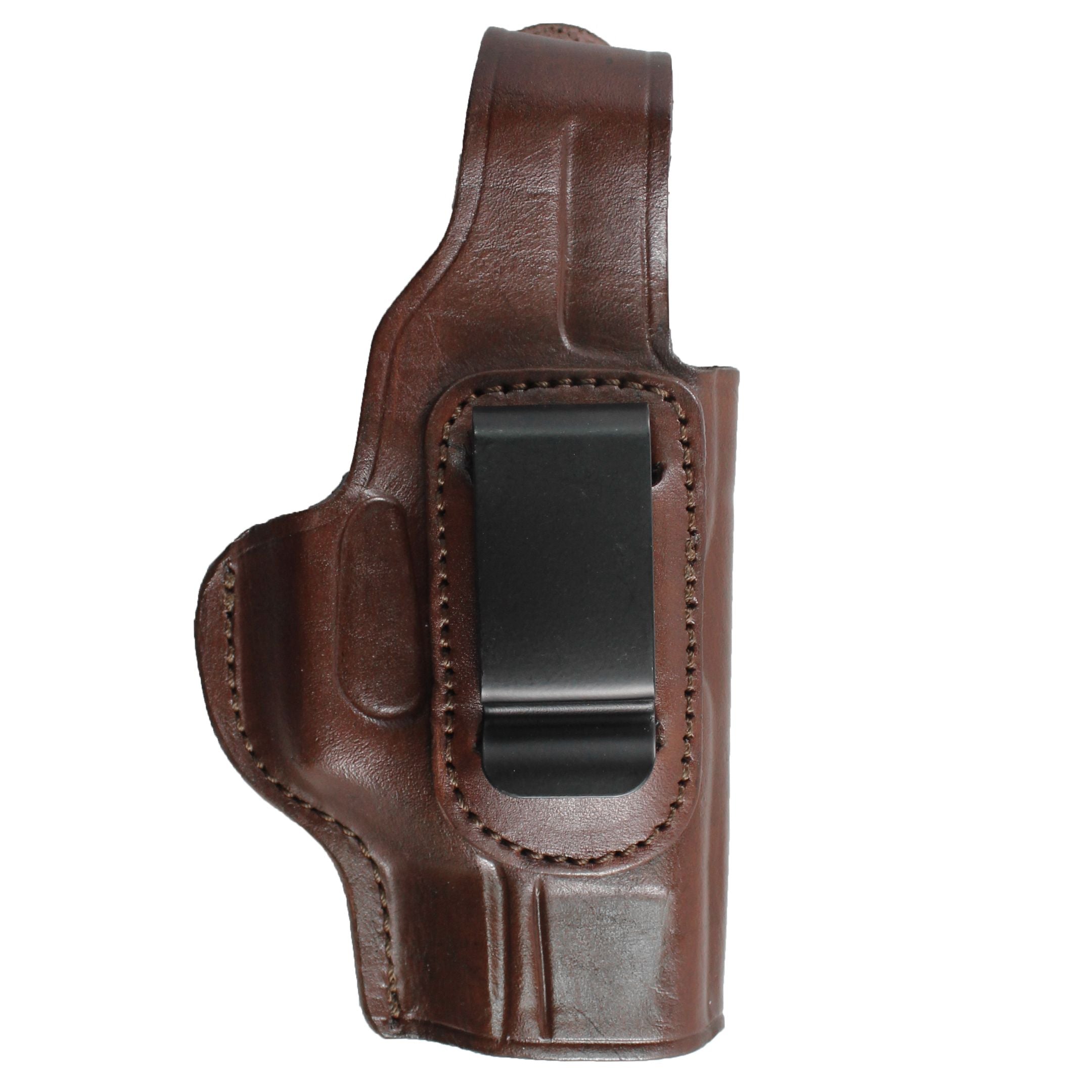 Concealed Carry IWB / OWB Real Leather Belt Gun Holster - Dark Brown image 5