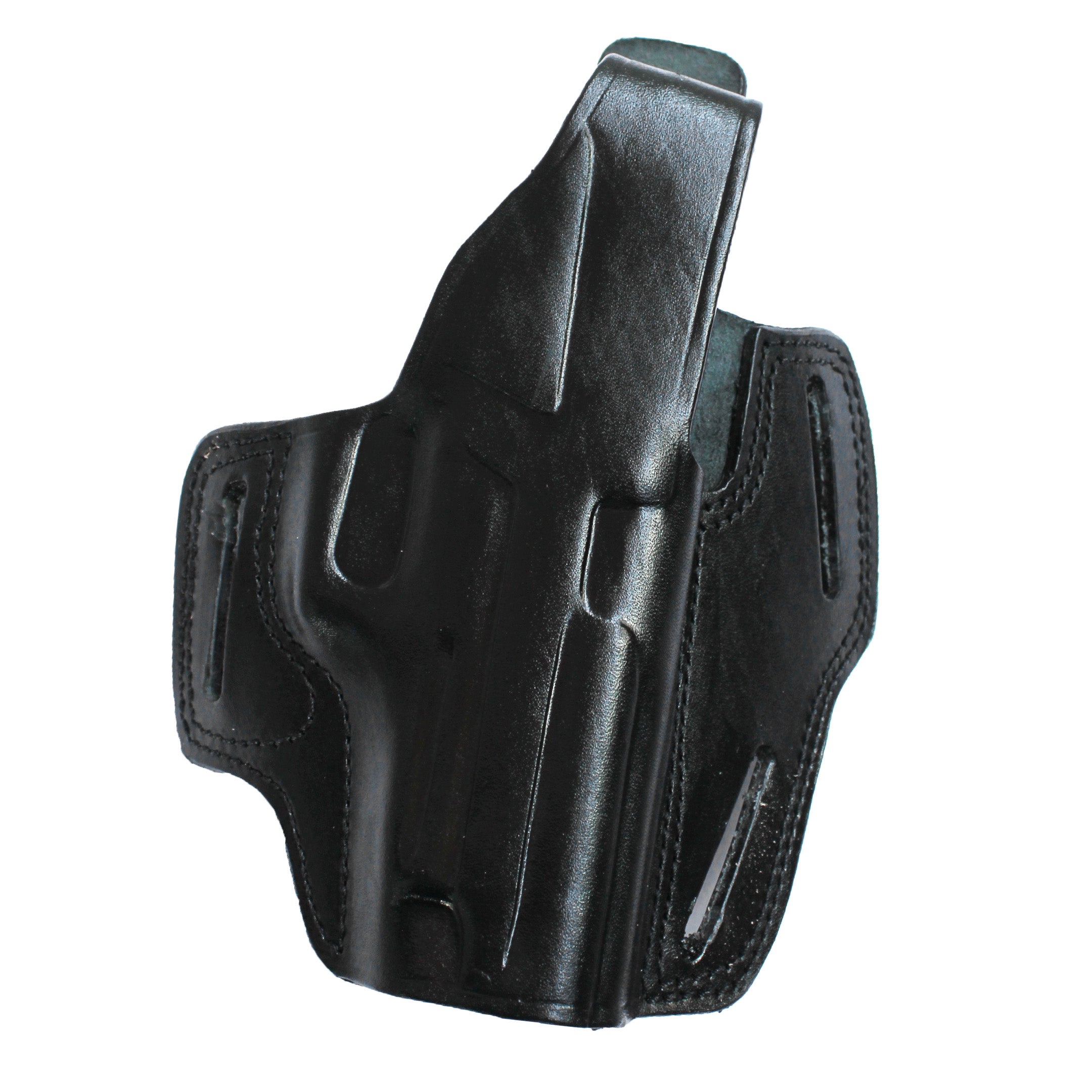 Beretta And  Browning Models Handmade Leather OWB Carry Three Slot Thumb Break Gun Holster