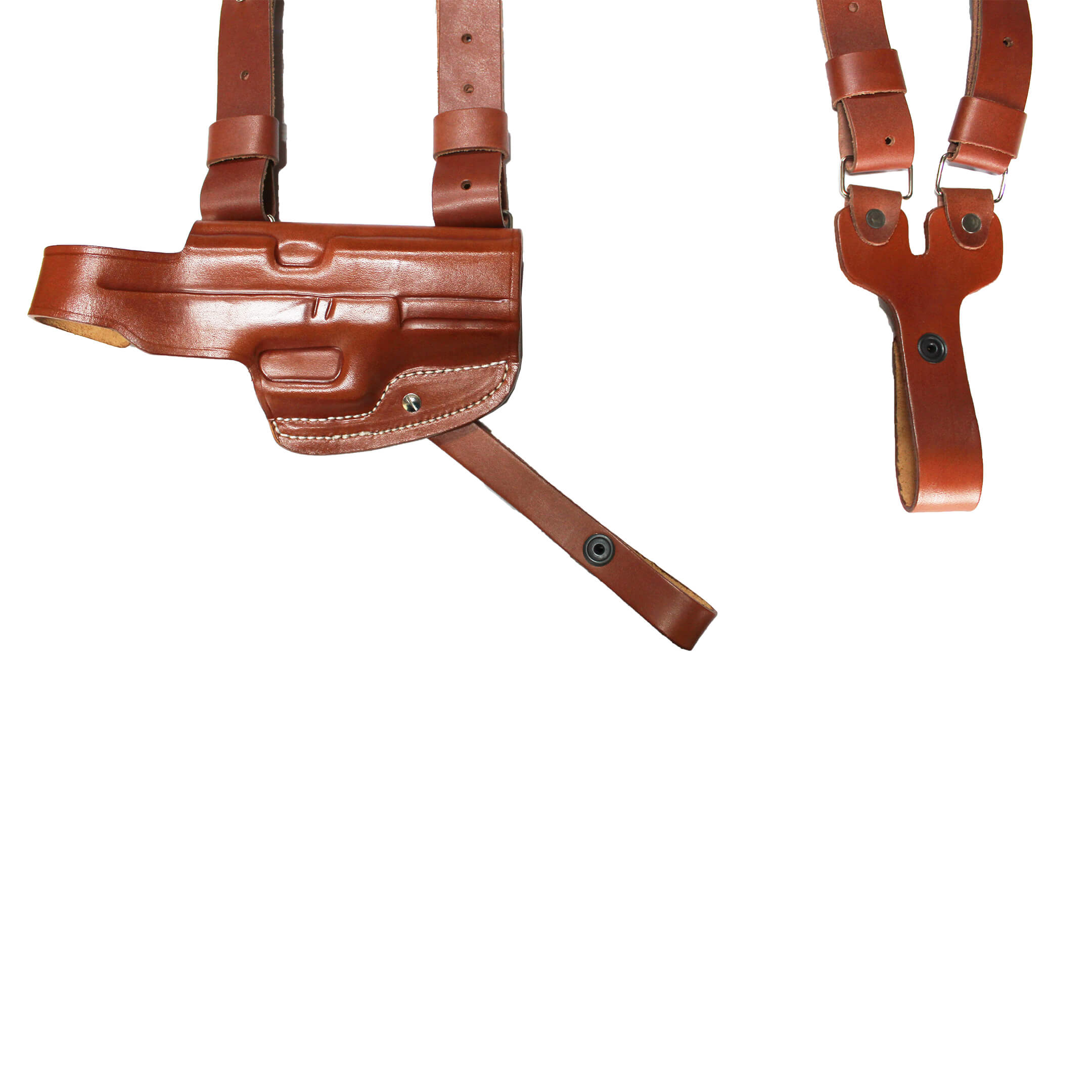 Horizantal Shoulder Holster Concealed Carry Gun Holster W/O Cartridge Holder image 3