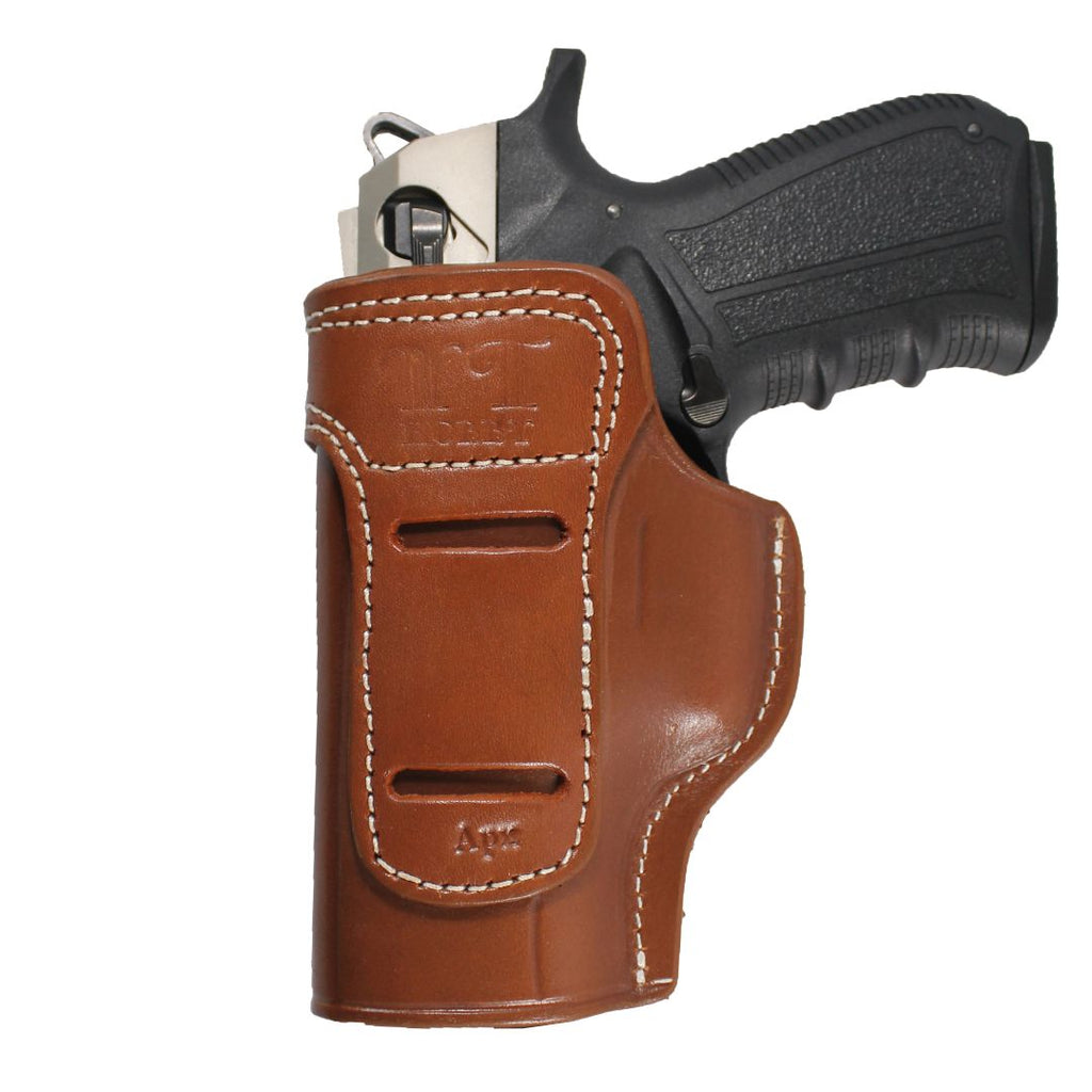 Left Or Right Hand Concealed Carry IWB Real Leather Holster image 15