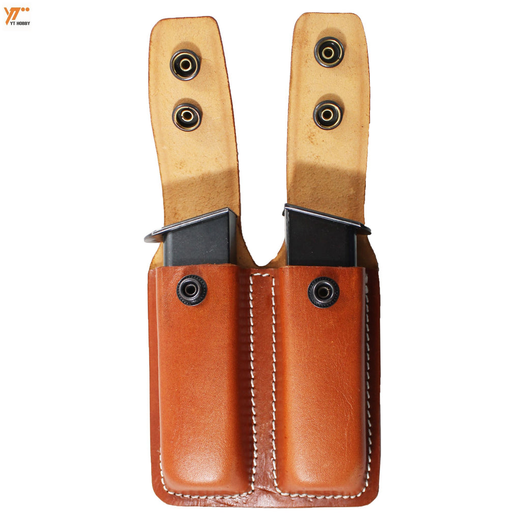 Closed Type Double Mag Holster for Double Stack Mags, OWB Magazine Pouch For Various Pistol image 13