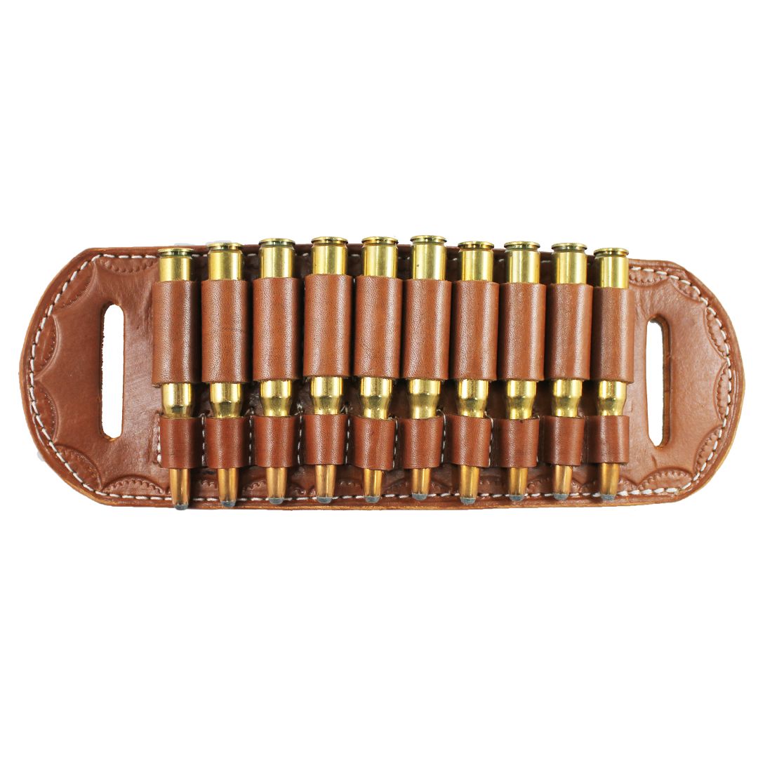 Hunting Bandolier 10 / 15 Slots Rifle (7.62, 30.06, .303, .308, 7.7x54, 8x57,  .270 Win, 7mm Mag) Ammunition Holder image 4