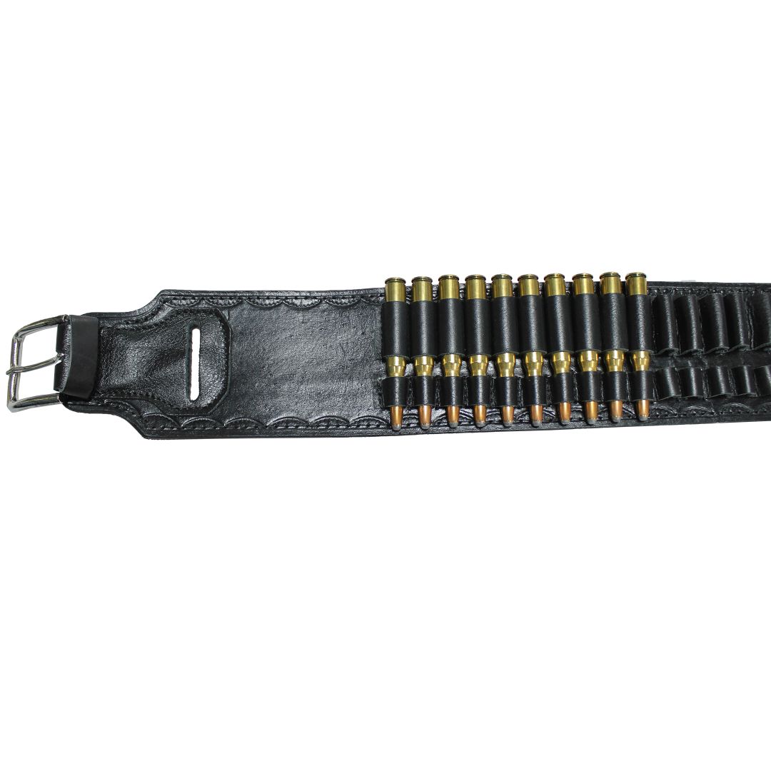 Hunting Bandolier Rifle (7.62, 30.06, .303, .308, 7.7x54, 8x57,  .270 Win, 7mm Mag) Ammunition Holder image 11