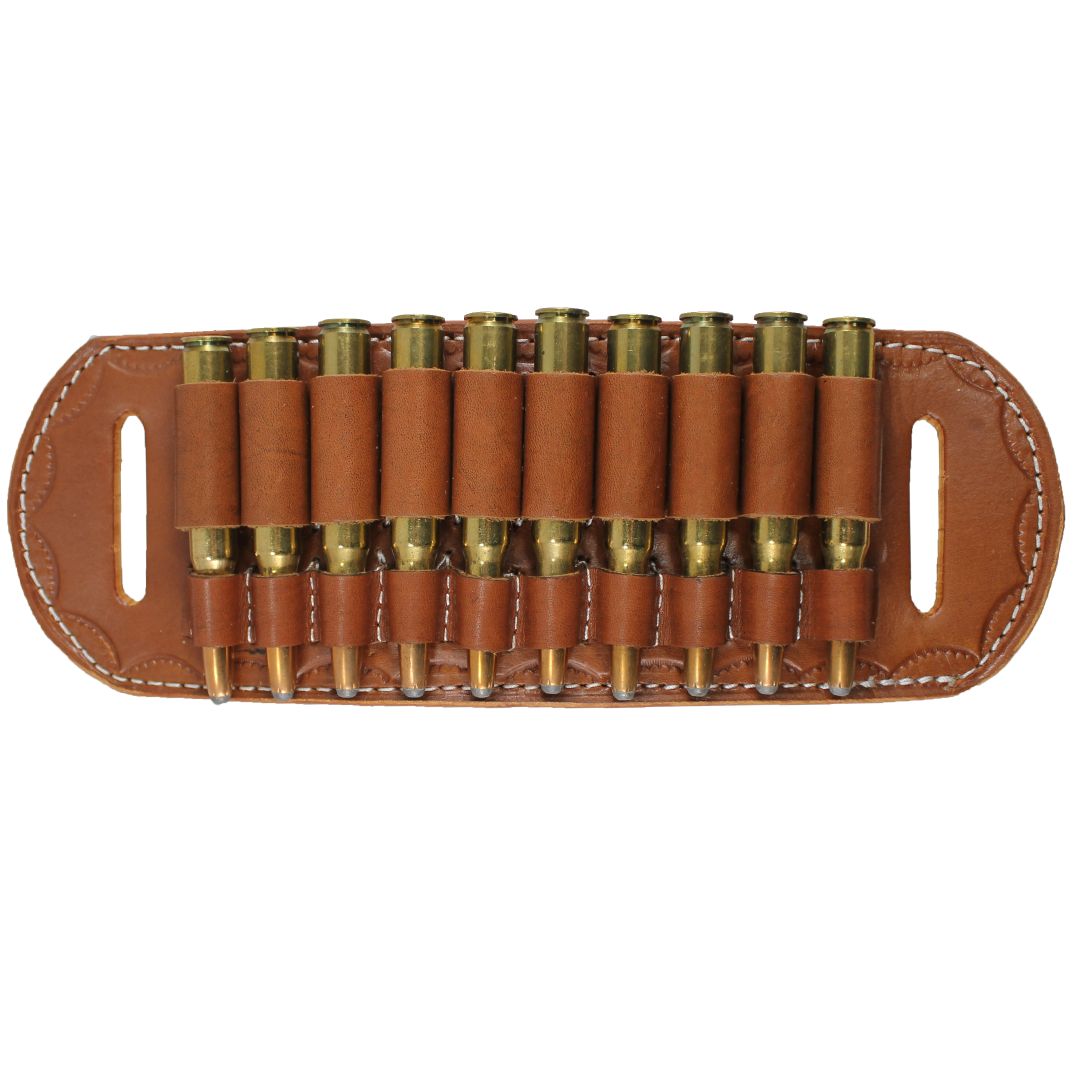 Hunting Bandolier 10 / 15 Slots Rifle (7.62, 30.06, .303, .308, 7.7x54, 8x57,  .270 Win, 7mm Mag) Ammunition Holder image 0