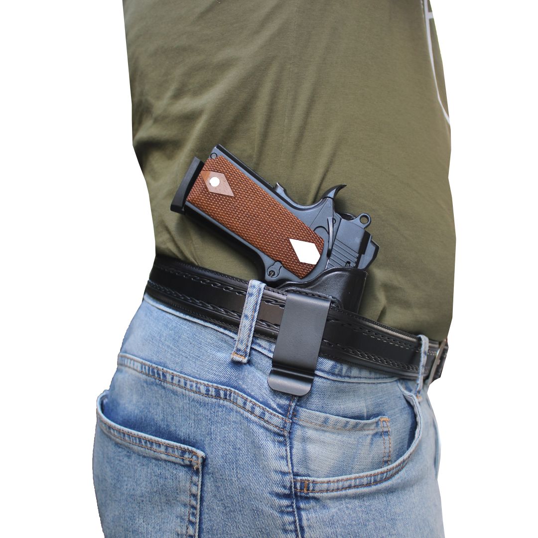 Concealed Carry Real Leather IWB Handmade Gun Holster image 9