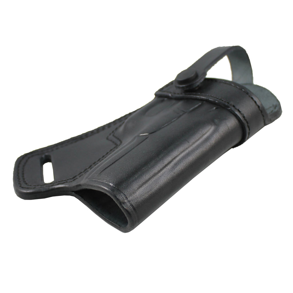 Handmade Leather Small of Back SOB Gun Holster with Retention Strap image 11