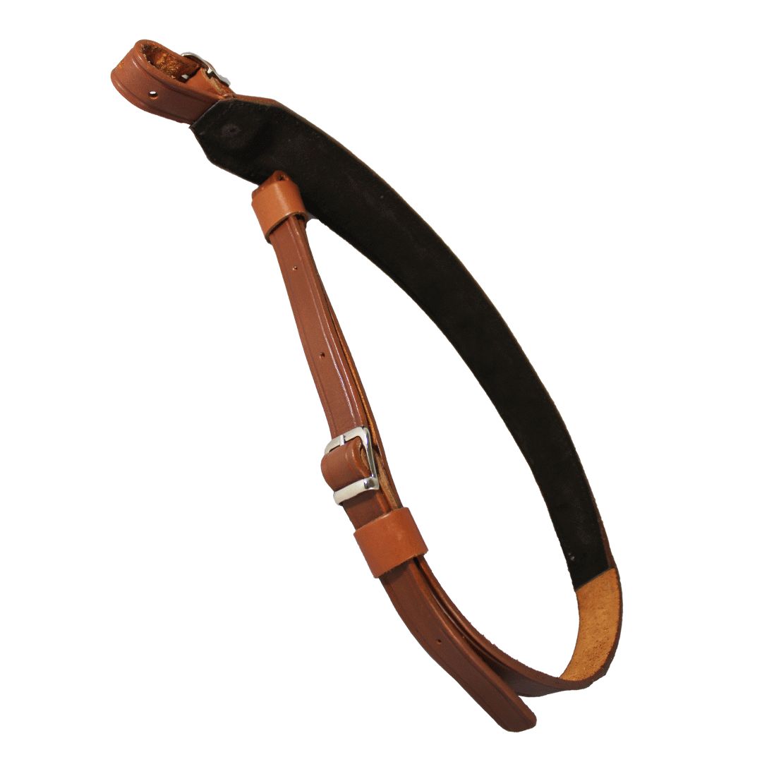 Buckle Basket Wave Padded With Real Leather Adjustable Durable Rifle Sling image 3