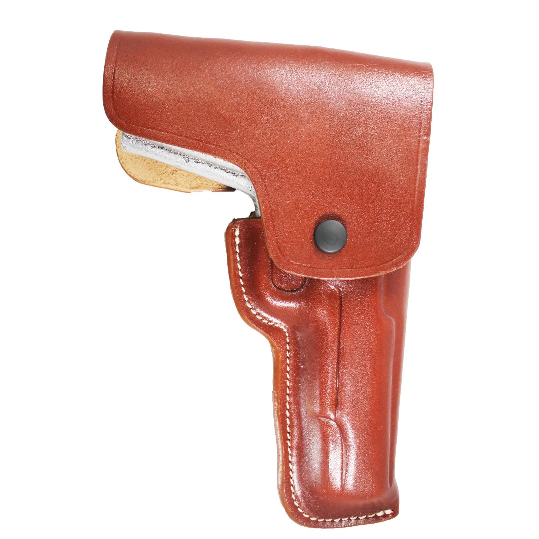 Real Leather OWB Fully Closed Barrel Gun Holster image 4