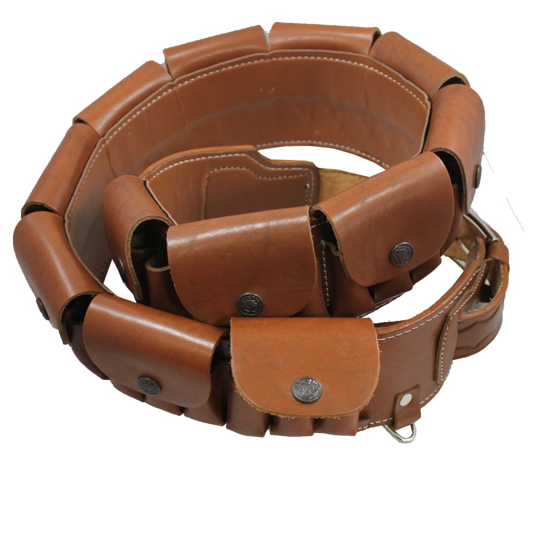 Hunting Bandolier Shotgun 12 Gauge Fully Closed Cartridges Holder image 2