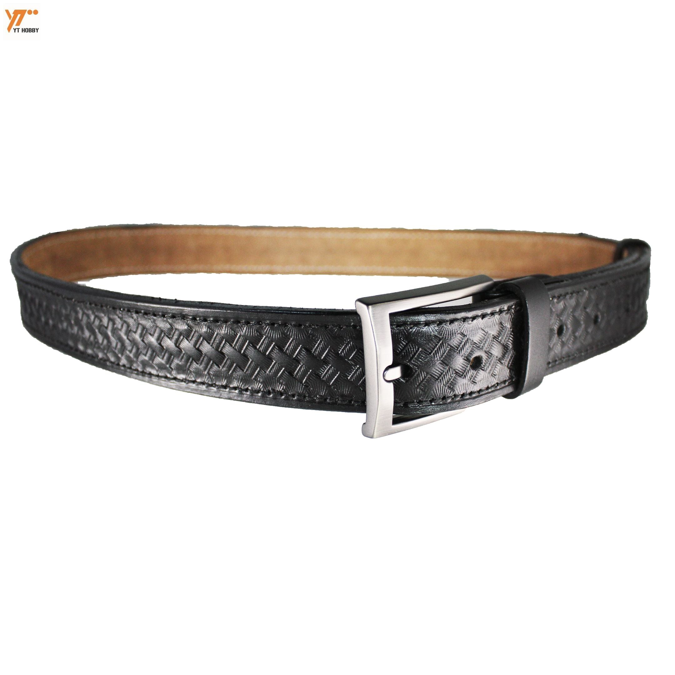 Men's Patterned Leather Belt - Premium Quality Genuine Leather Waist Strap for Dress and Casual Wear - Stylish and Durable Accessory for Men image 8
