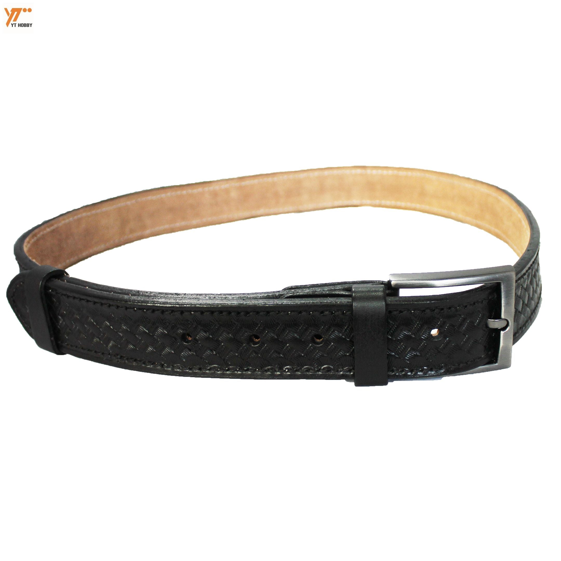 Men's Patterned Leather Belt - Premium Quality Genuine Leather Waist Strap for Dress and Casual Wear - Stylish and Durable Accessory for Men image 5