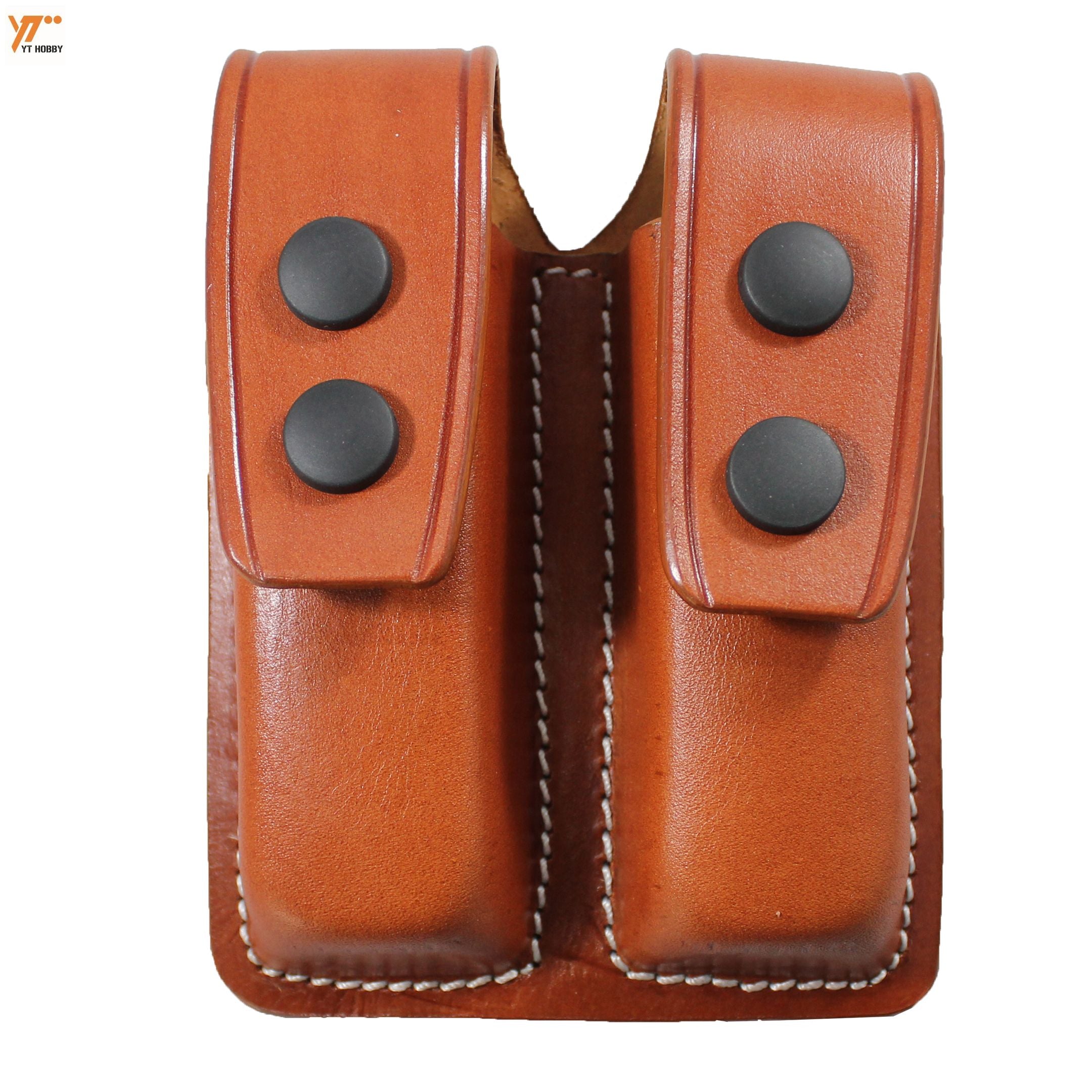 Closed Type Double Mag Holster for Double Stack Mags, OWB Magazine Pouch For Various Pistol image 12