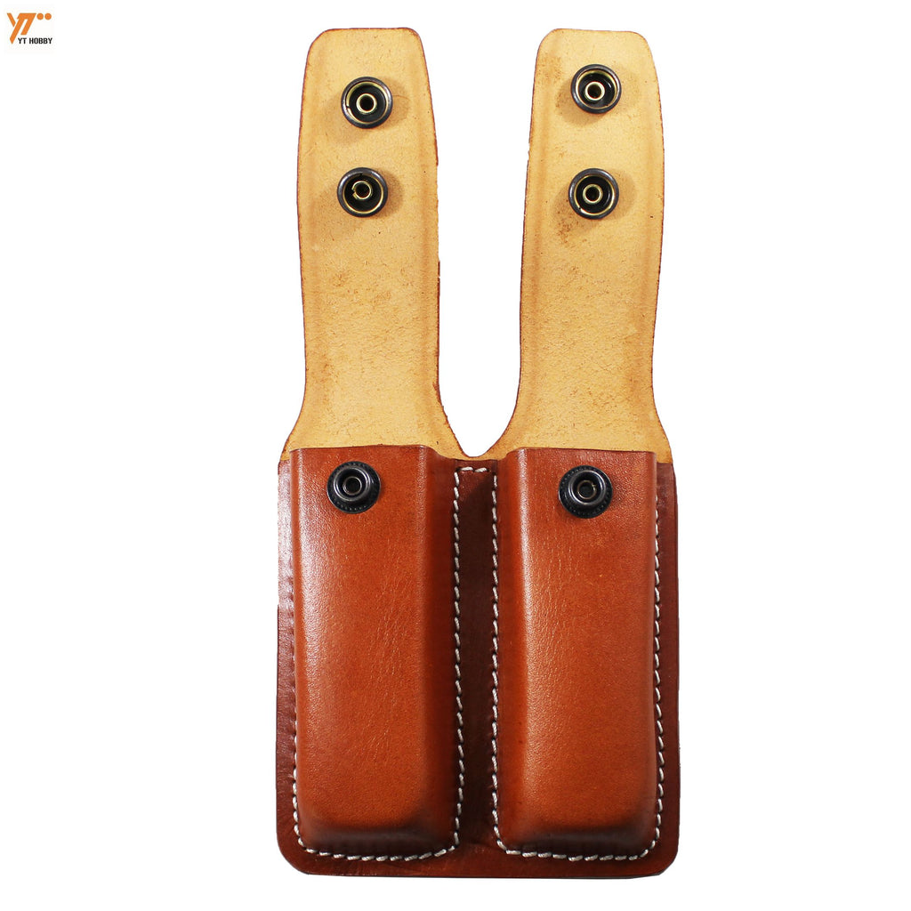 Closed Type Double Mag Holster for Double Stack Mags, OWB Magazine Pouch For Various Pistol image 14