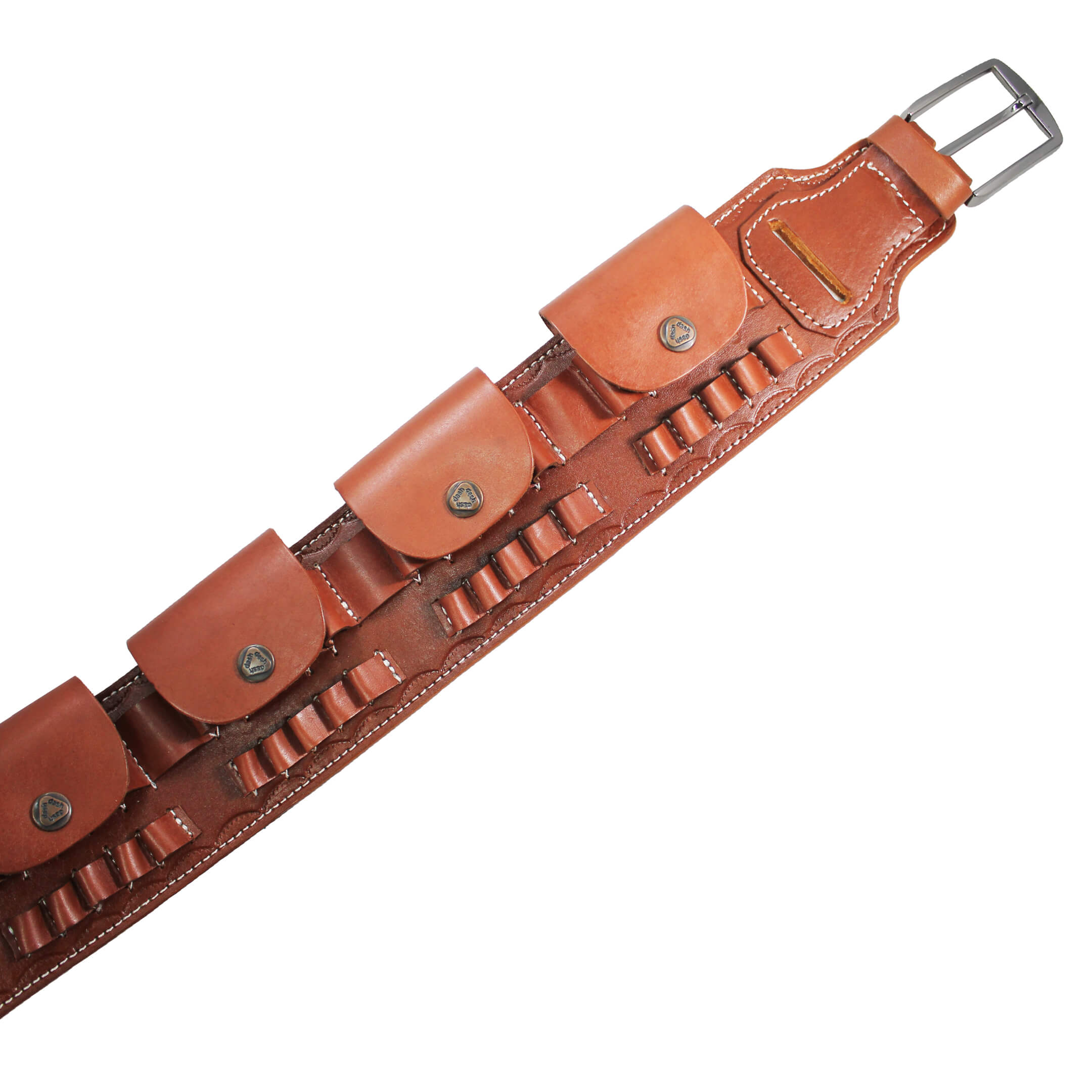 Rifle Ammo Belt (7.62, 30.06, .303, .308, 7.7x54, 8x57,  .270 Win, 7mm Mag) Real Leather 35 Slots image 8