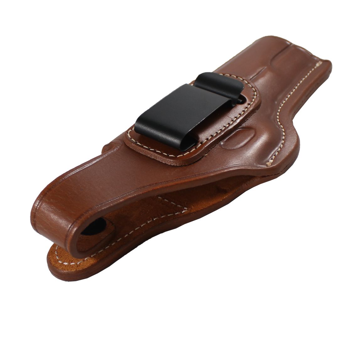 Concealed Carry IWB / OWB Real Leather Belt Gun Holster image 11