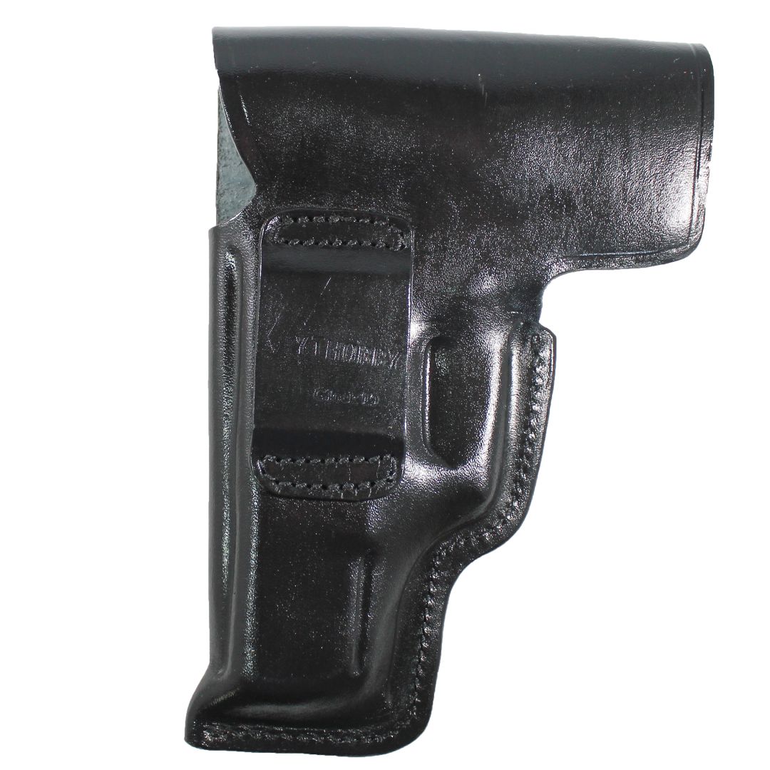 Real Leather OWB Fully Closed Barrel Gun Holster image 9