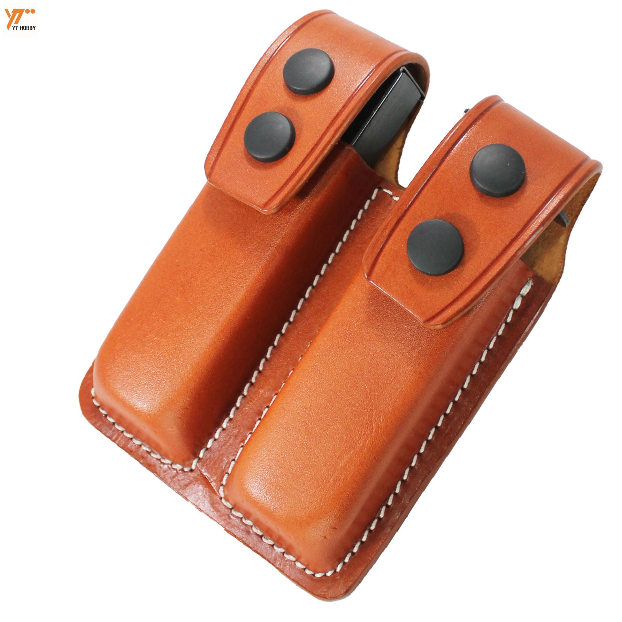 Closed Type Double Mag Holster for Double Stack Mags, OWB Magazine Pouch For Various Pistol image 15