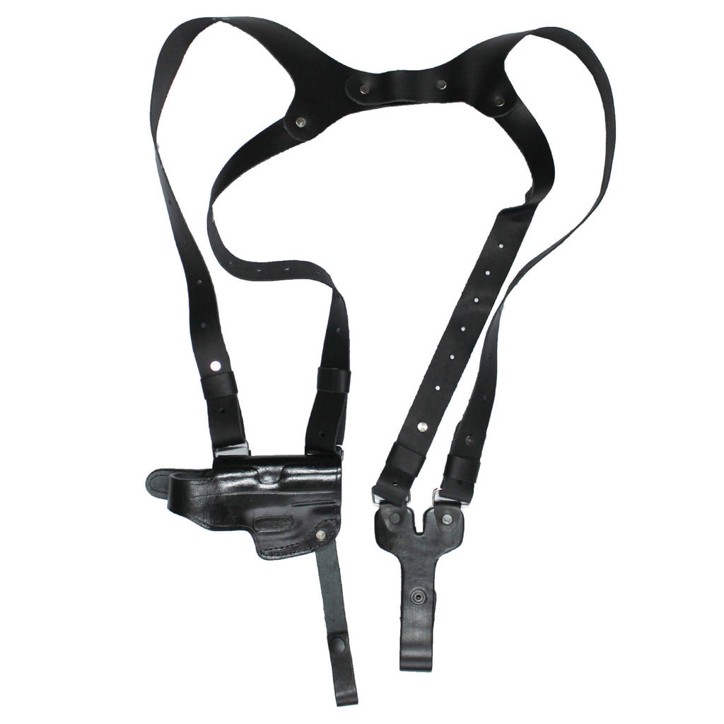 Horizantal Shoulder Holster Concealed Carry Gun Holster W/O Cartridge Holder image 14