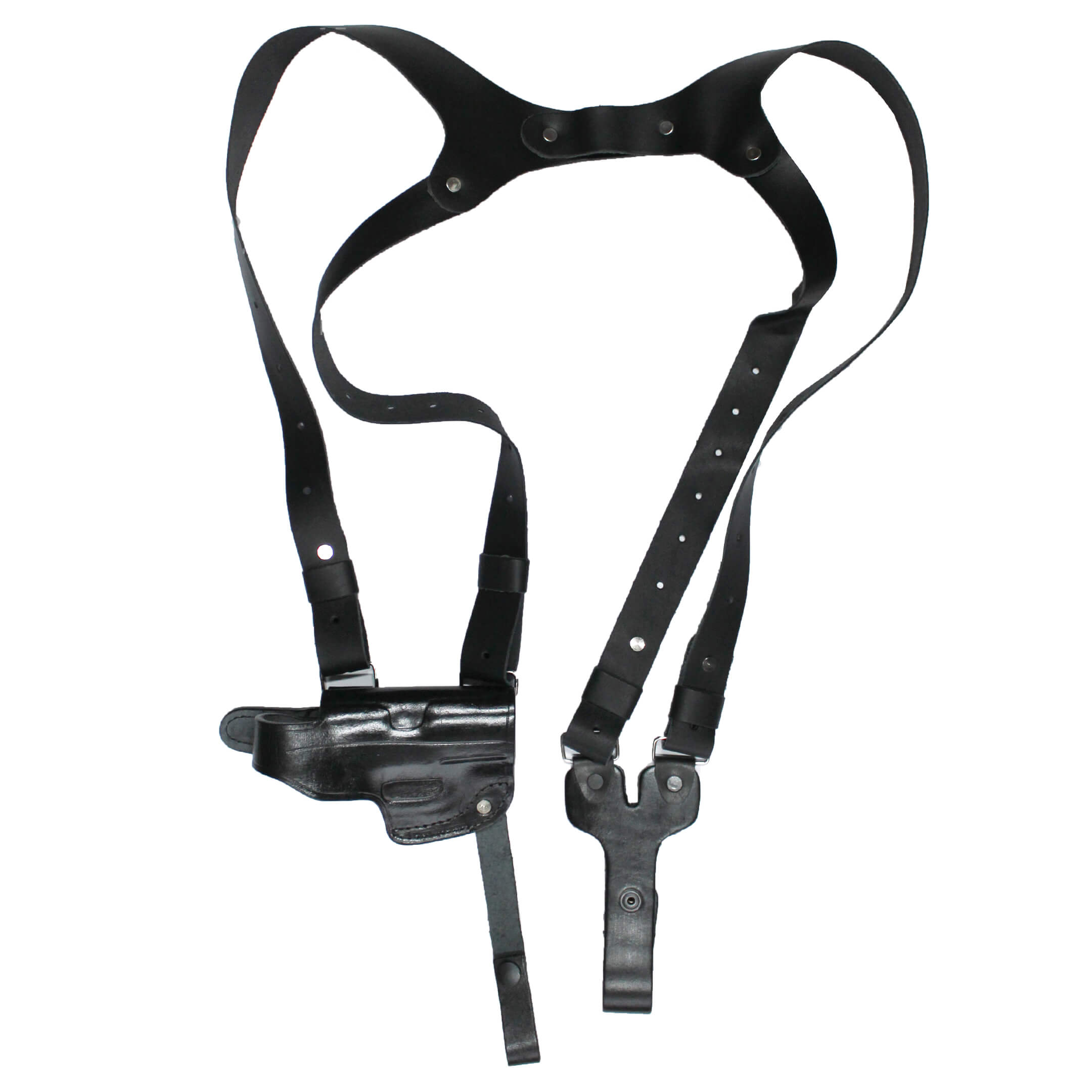Horizantal Shoulder Holster Concealed Carry Gun Holster W/O Cartridge Holder image 14