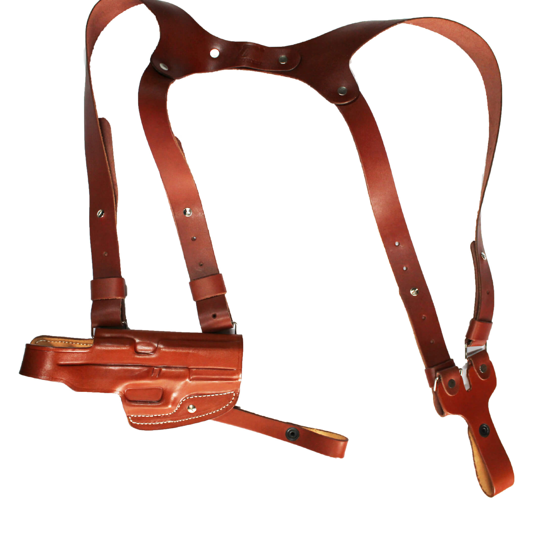 Horizantal Shoulder Holster Concealed Carry Gun Holster W/O Cartridge Holder image 0