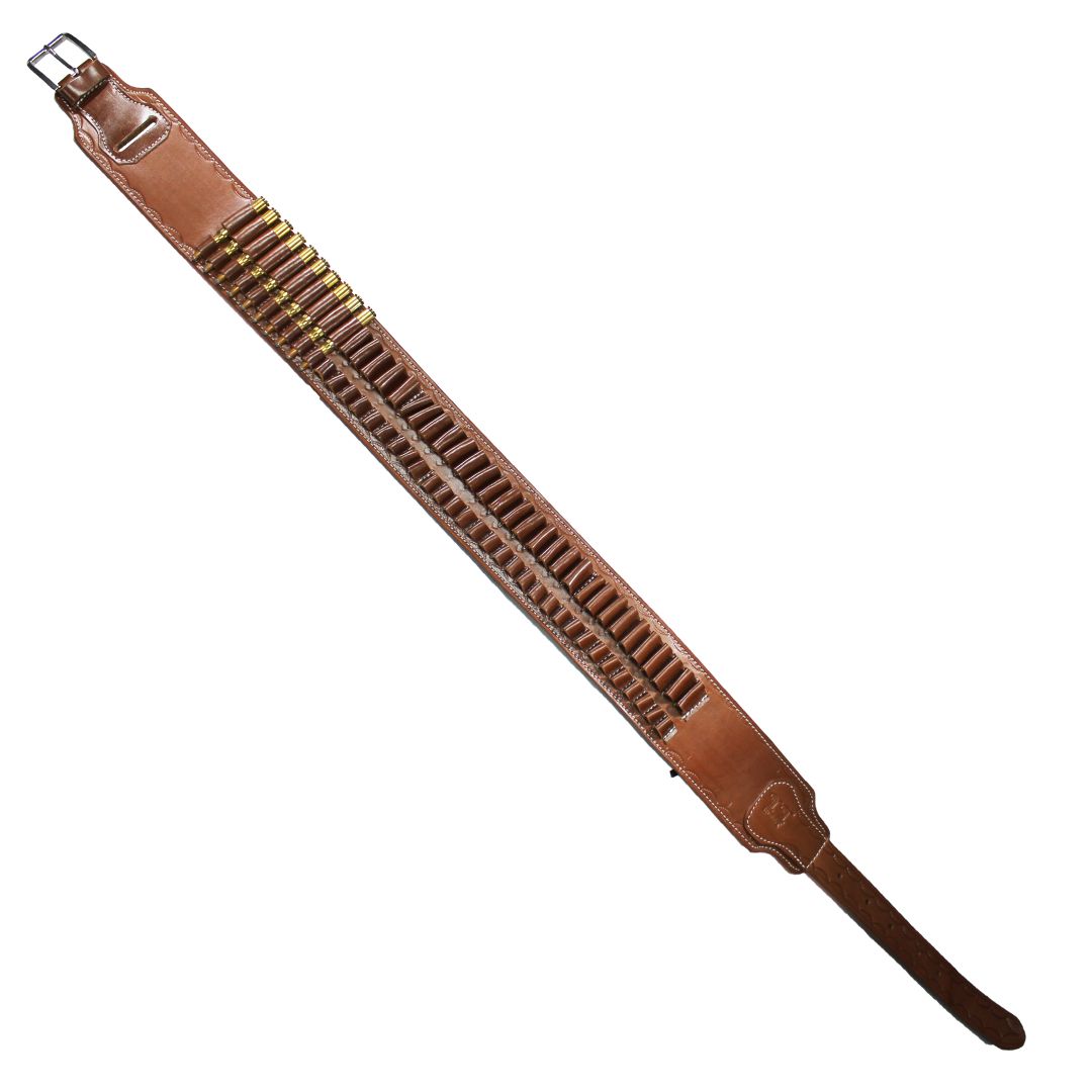 Hunting Bandolier Rifle (7.62, 30.06, .303, .308, 7.7x54, 8x57,  .270 Win, 7mm Mag) Ammunition Holder image 9