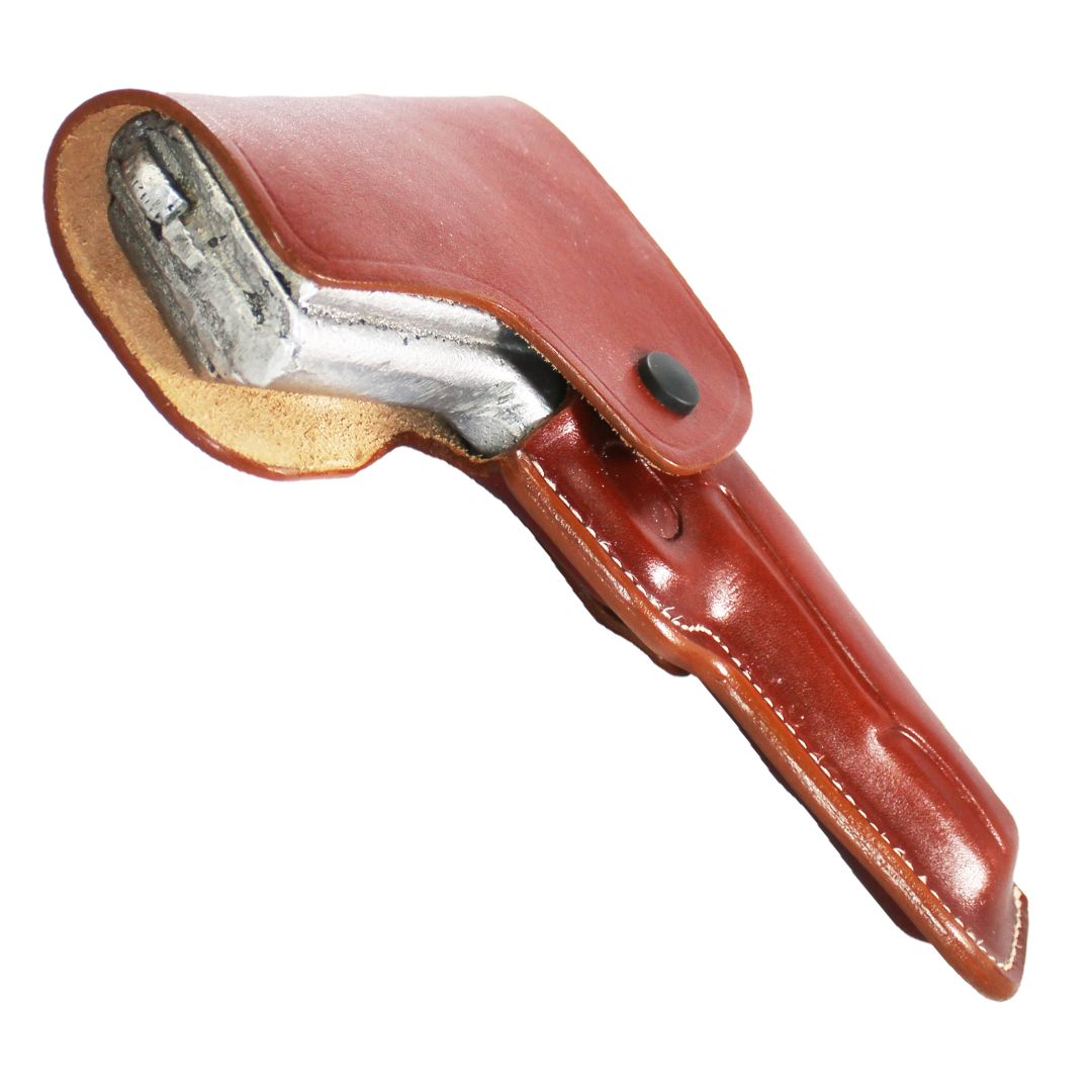 Real Leather OWB Fully Closed Barrel Gun Holster image 3