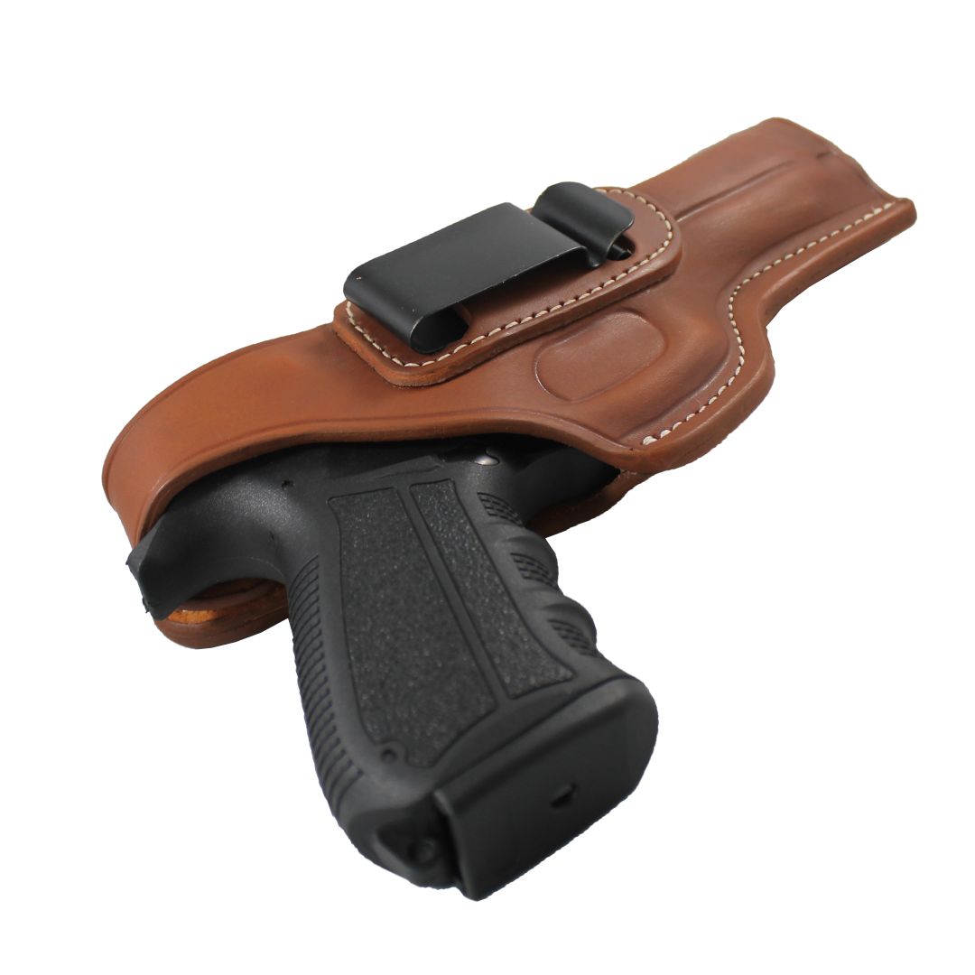 Concealed Carry IWB / OWB Real Leather Belt Gun Holster image 7