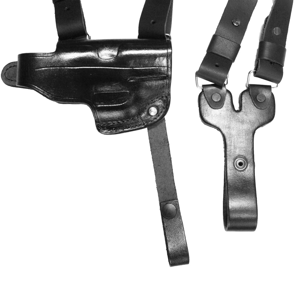 Horizantal Shoulder Holster Concealed Carry Gun Holster W/O Cartridge Holder image 17