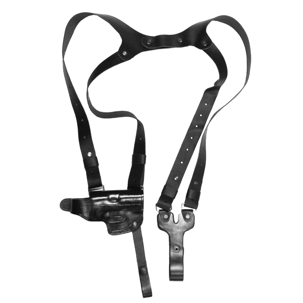 Horizantal Shoulder Holster Concealed Carry Gun Holster W/O Cartridge Holder image 16