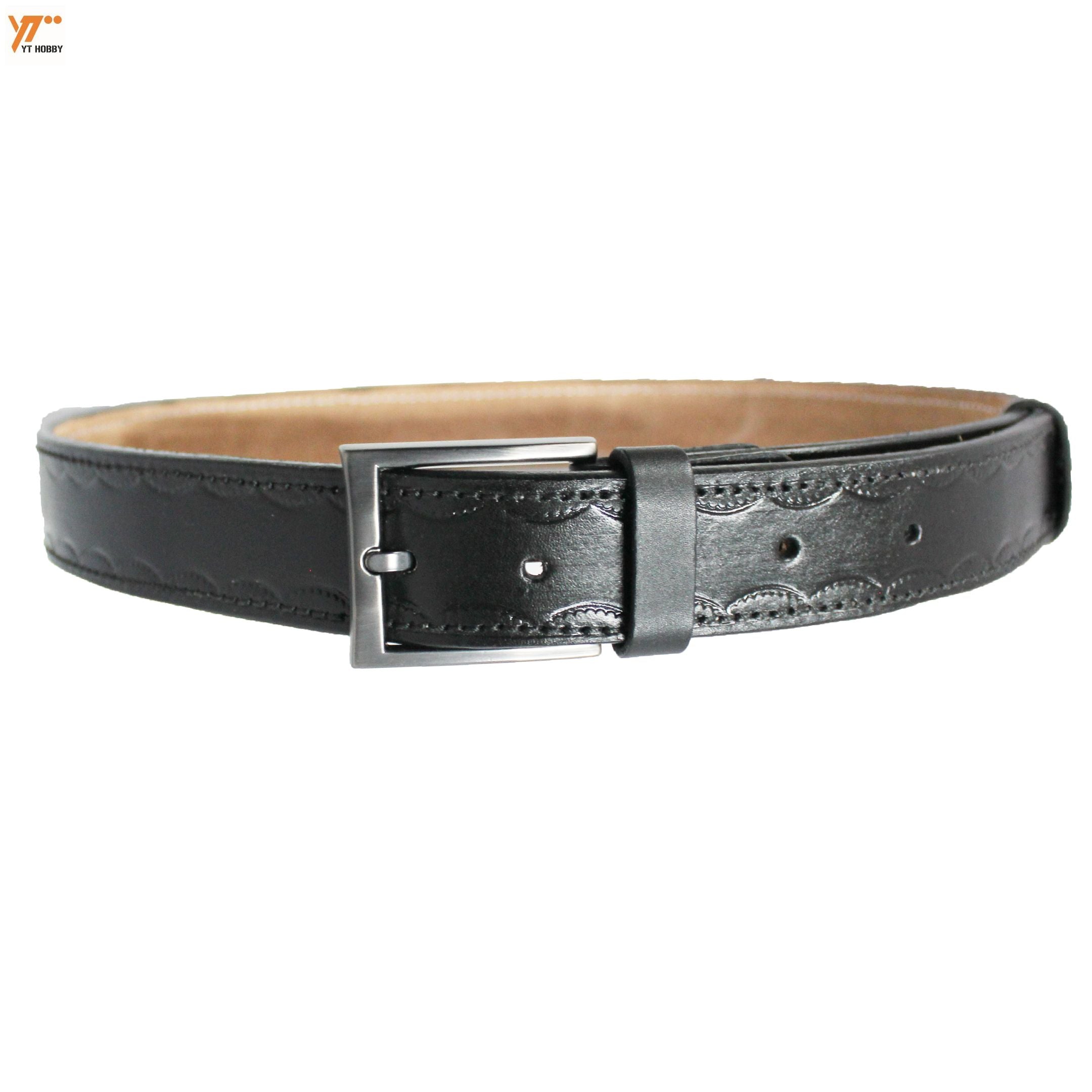 Men's Leather Belt - Premium Quality Genuine Leather Waist Strap for Dress and Casual Wear - Stylish and Durable Accessory for Men image 6