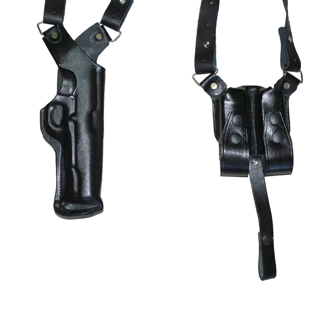 Vertical Shoulder Holster With Magazine Holder Concealed Carry Gun Holster image 5