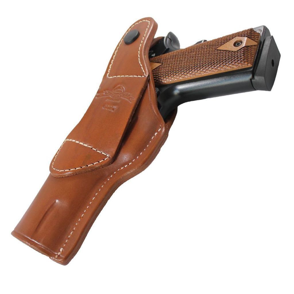 Concealed Carry IWB / OWB Real Leather Belt Gun Holster image 2
