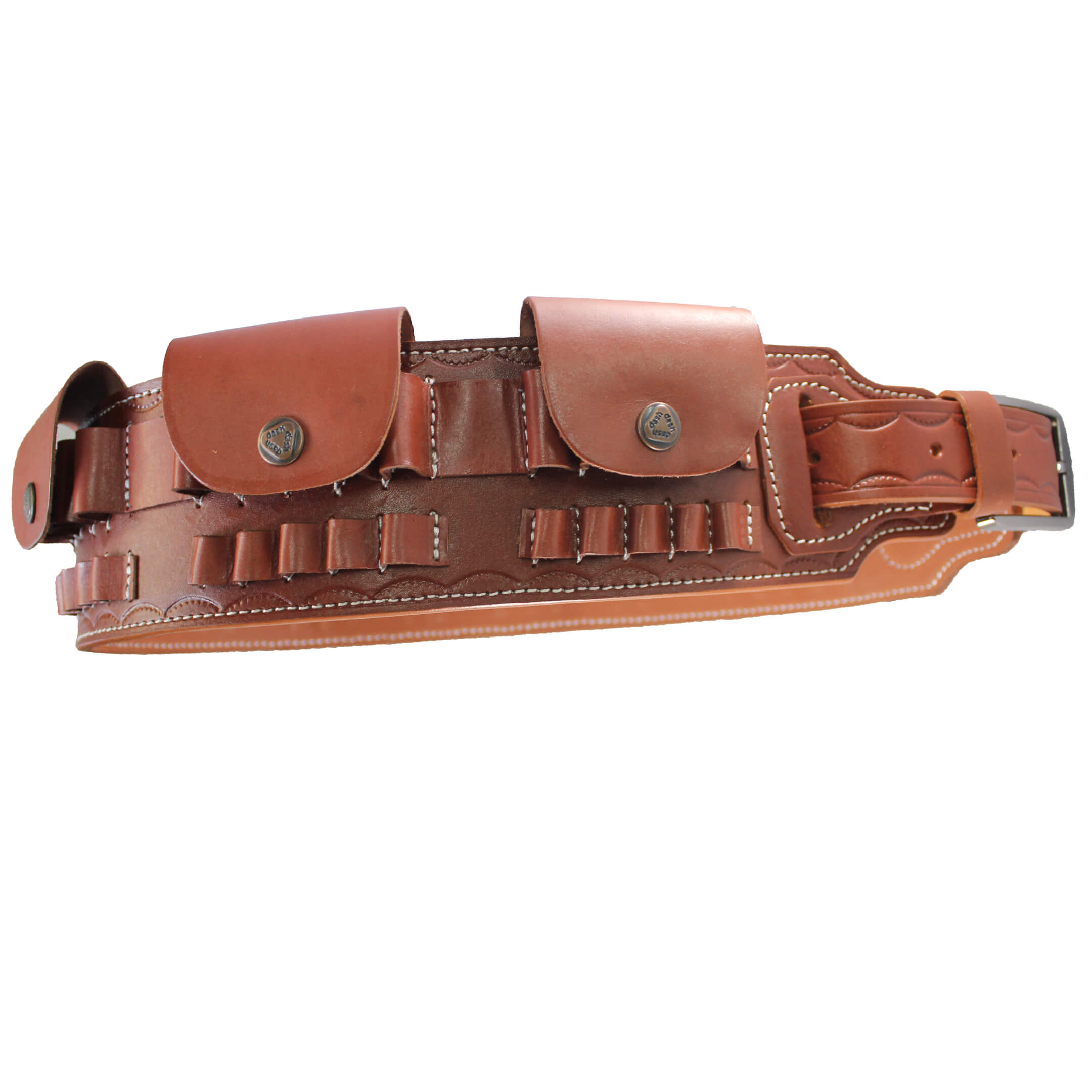 Rifle Ammo Belt (7.62, 30.06, .303, .308, 7.7x54, 8x57,  .270 Win, 7mm Mag) Real Leather 35 Slots image 7