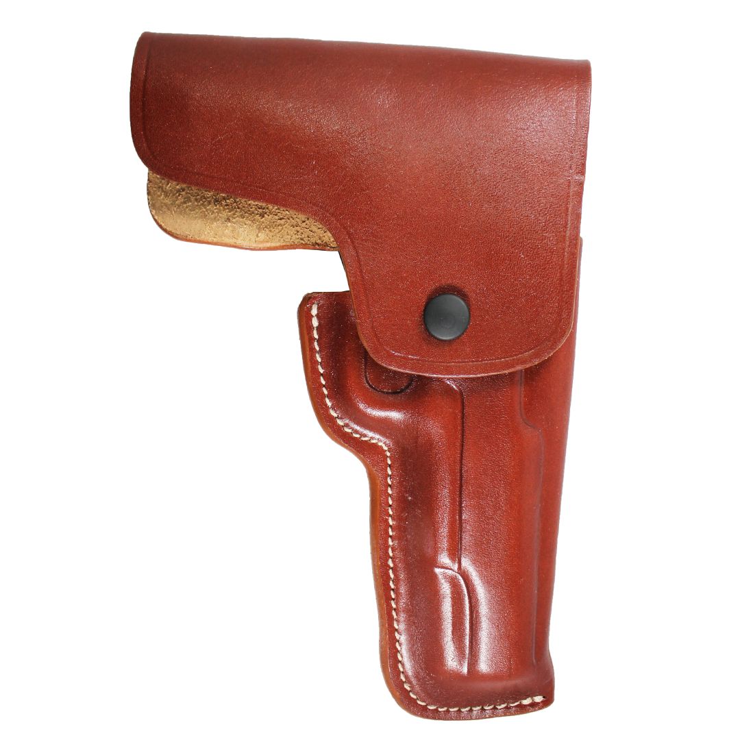 Real Leather OWB Fully Closed Barrel Gun Holster image 6