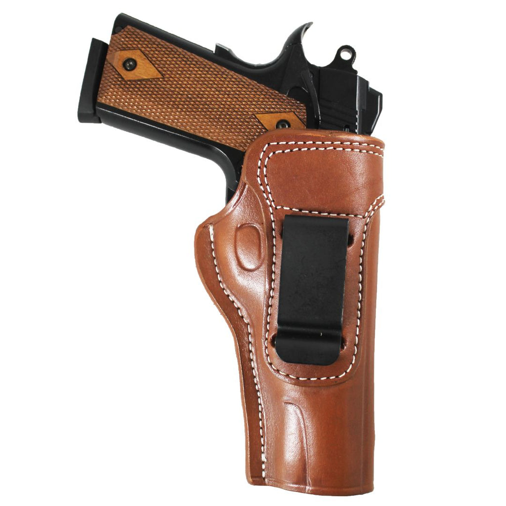 Left Or Right Hand Concealed Carry IWB Real Leather Holster image 13