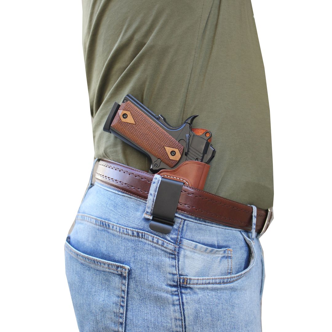 Concealed Carry Real Leather IWB Handmade Gun Holster image 1