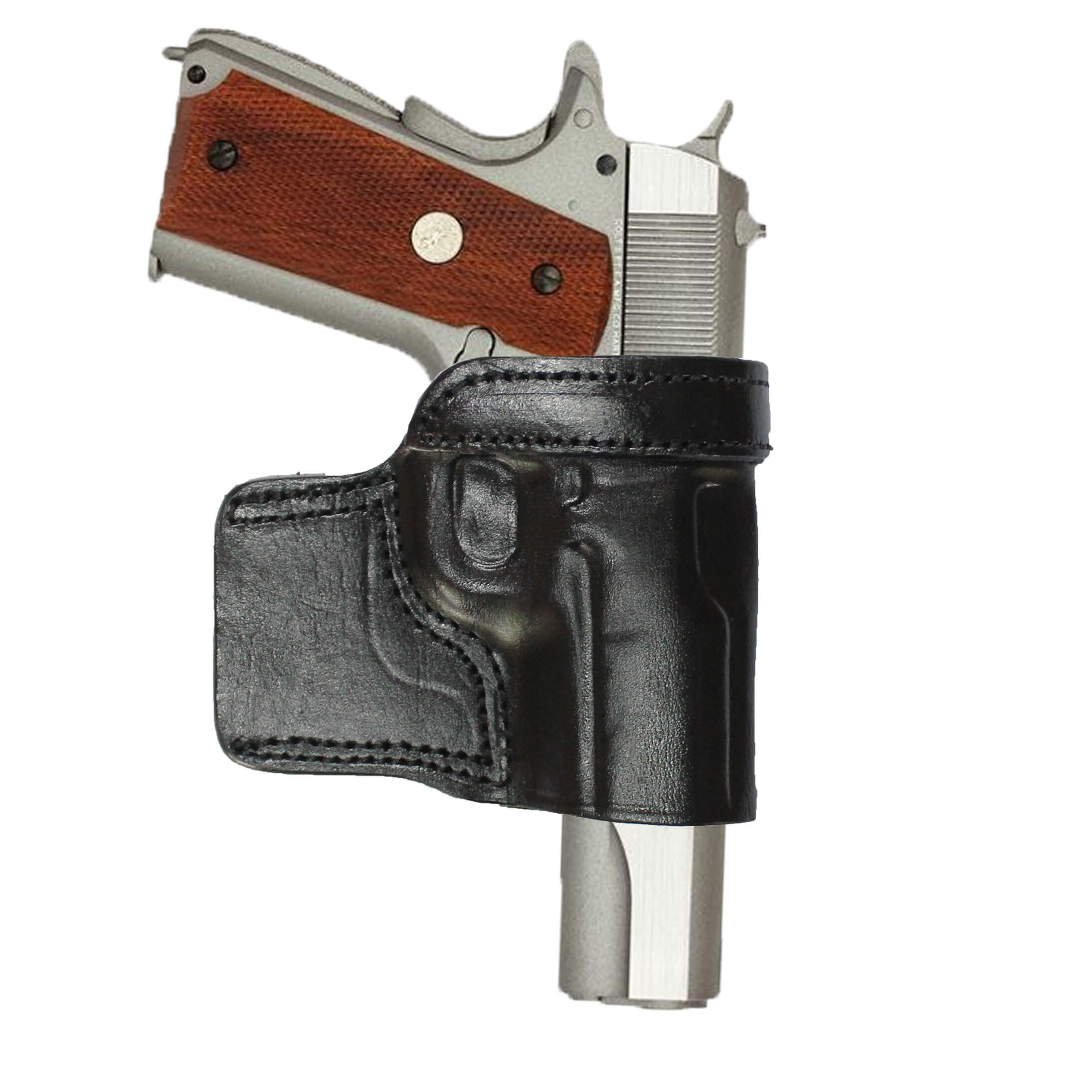 Leather Sport OWB Carry Gun Holster - Black