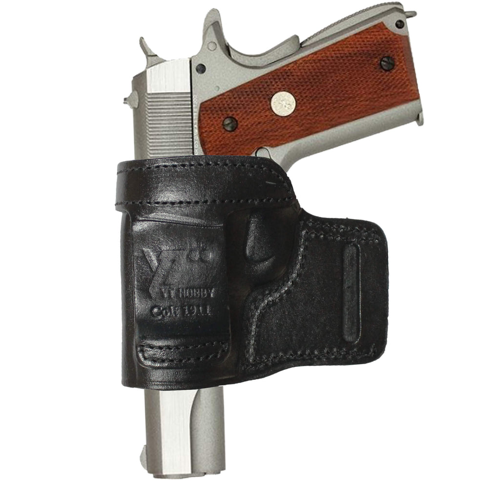 Leather Sport OWB Carry Gun Holster - Black