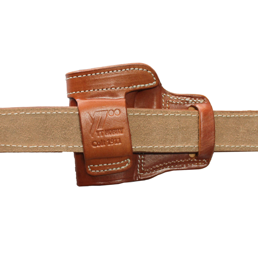 Leather Sport OWB Carry Gun Holster - Brown