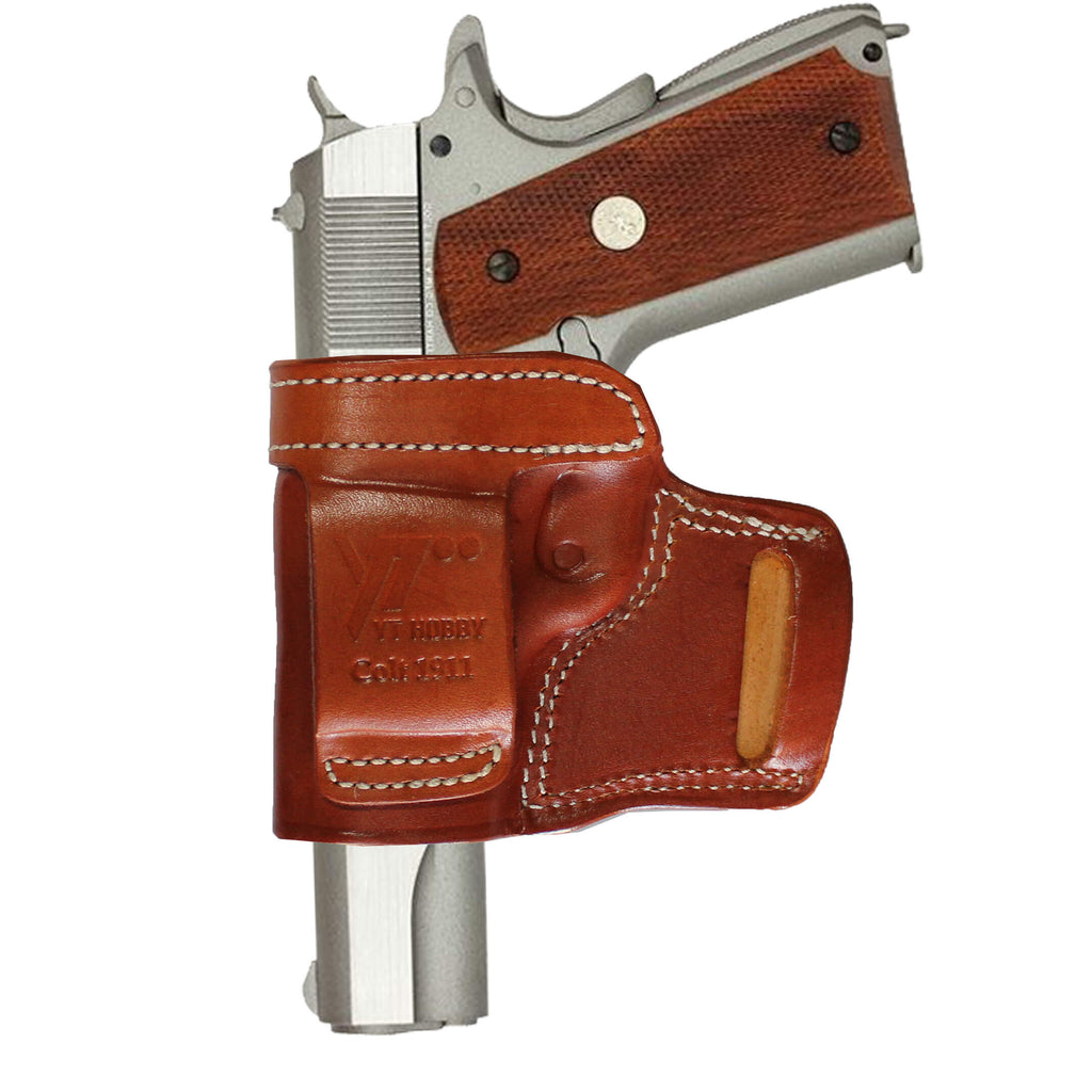 Leather Sport OWB Carry Gun Holster - Brown