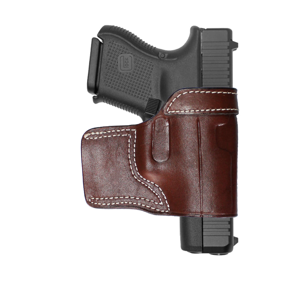 Leather Sport OWB Carry Gun Holster - Dark Brown
