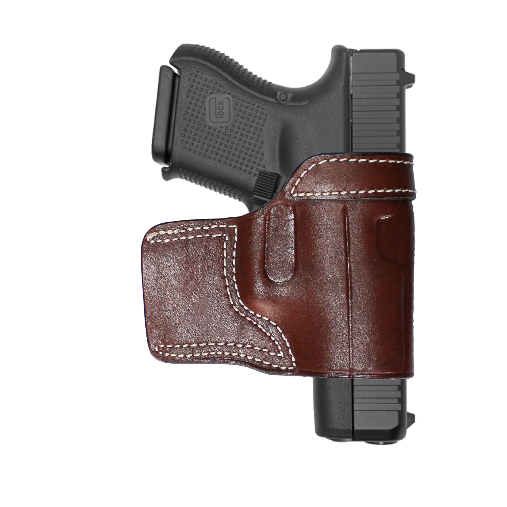 Leather Sport OWB Carry Gun Holster - Dark Brown