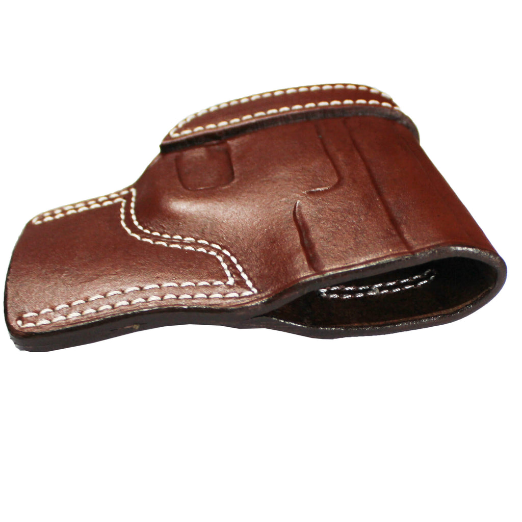 Leather Sport OWB Carry Gun Holster - Dark Brown