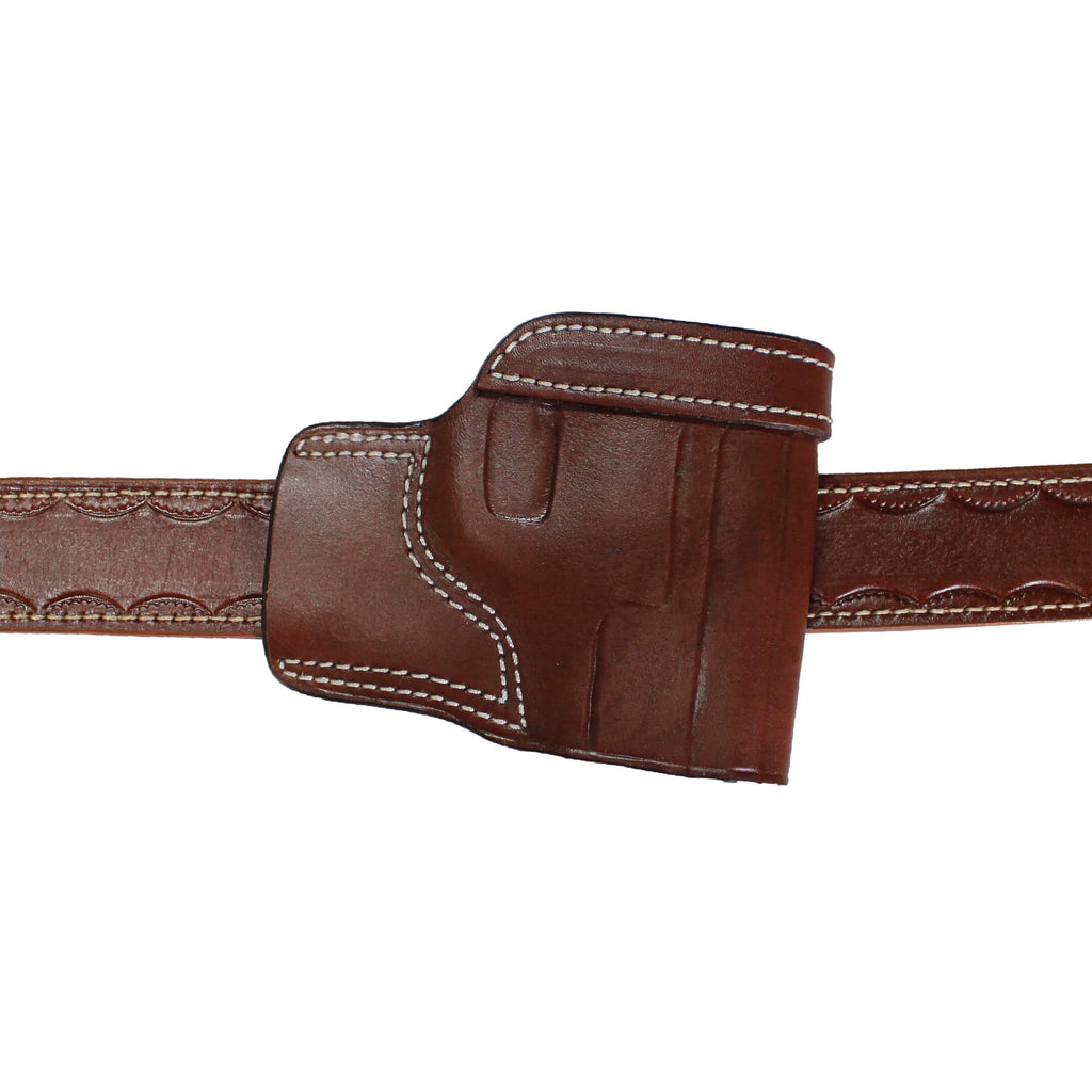Leather Sport OWB Carry Gun Holster - Dark Brown