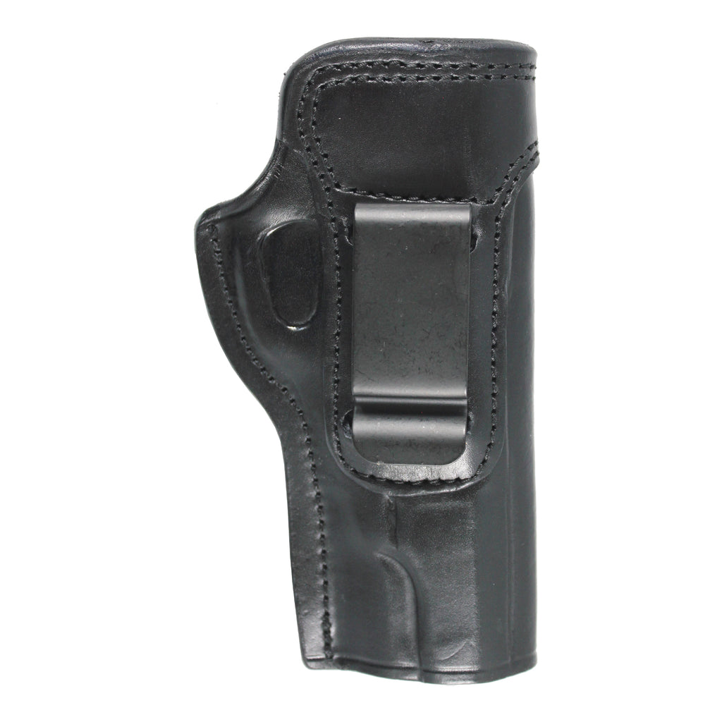 Left Or Right Hand Concealed Carry IWB Real Leather Holster - Black